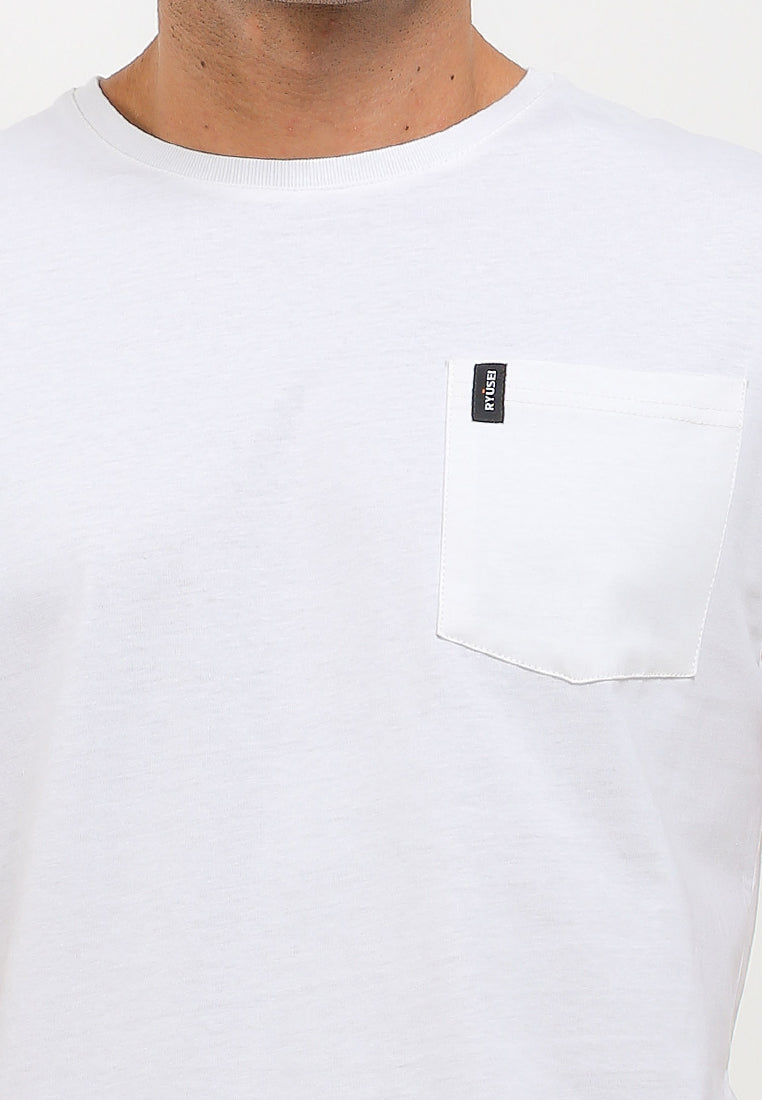 Ryusei Tshirt Kama Pocket White - Ryusei