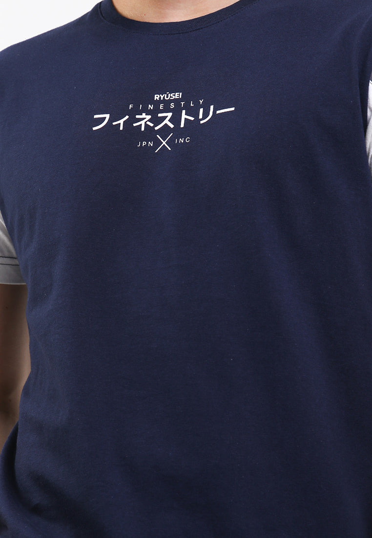 Ryusei Tshirt Ozu Navy - Ryusei