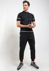 Ryusei Polo Shirt Kitsuki Black