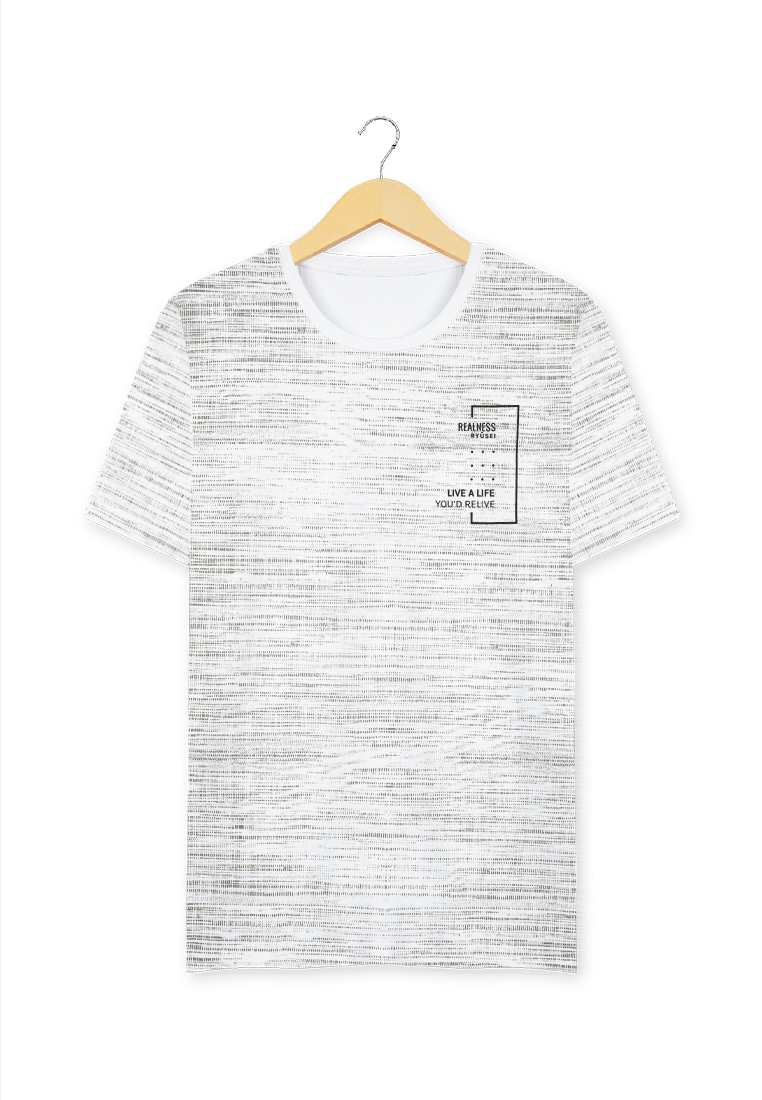 [ BUNDLING ] T-shirt White Fullprint Collections - Ryusei T-Shirt