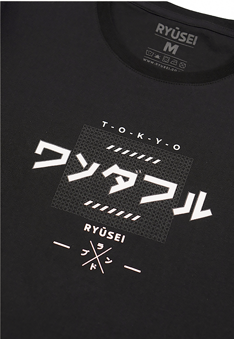 Ryusei Tshirt Hashima Black - Ryusei