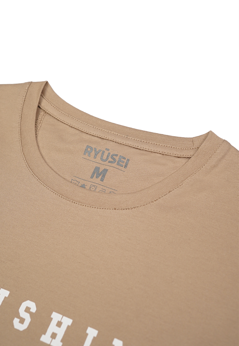 Ryusei Tshirt Fukushima Light Brown - Ryusei