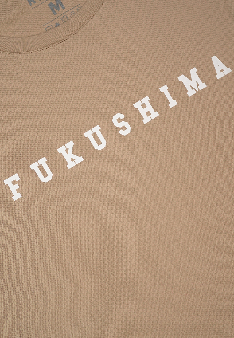 Ryusei Tshirt Fukushima Light Brown - Ryusei