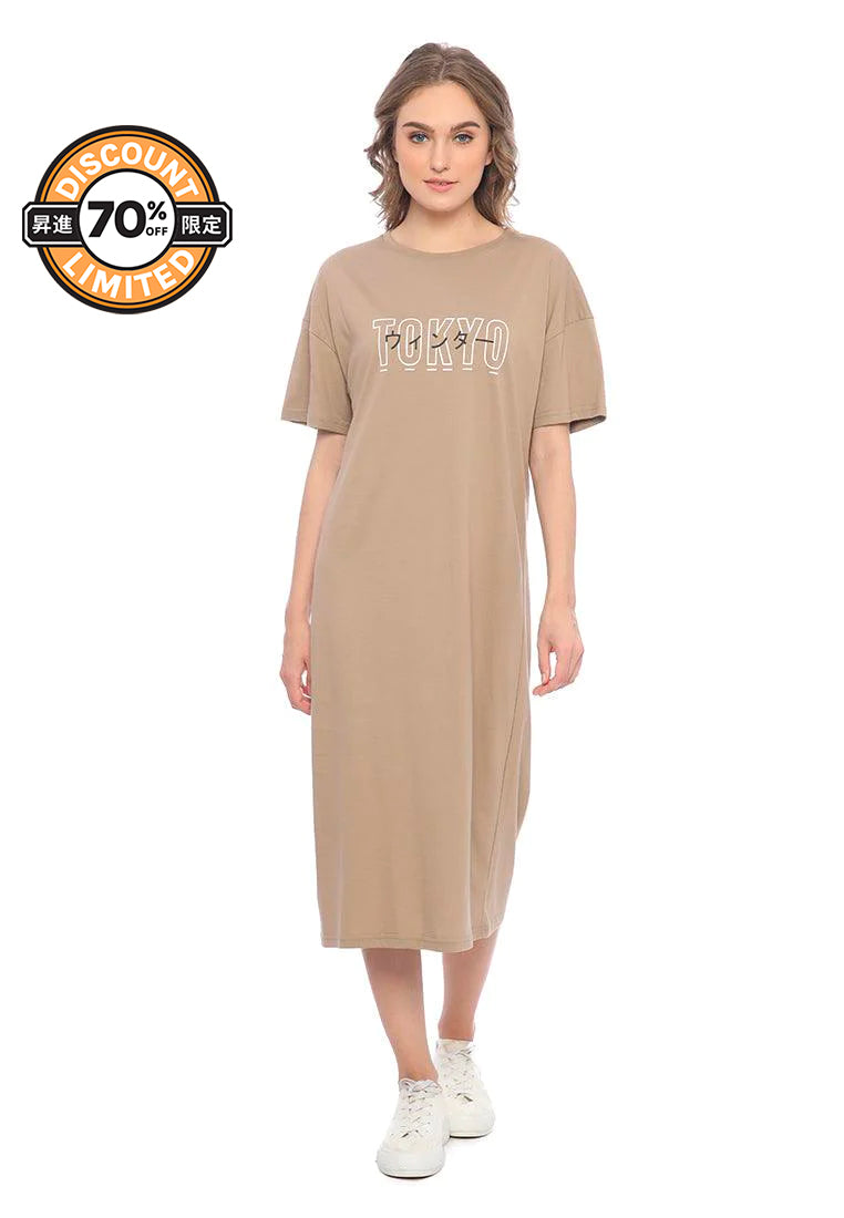 Ryusei Dress Oversize Katana Light Brown - Ryusei
