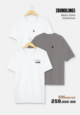 [BUNDLING] T-shirt Basic Color Collection - Ryusei