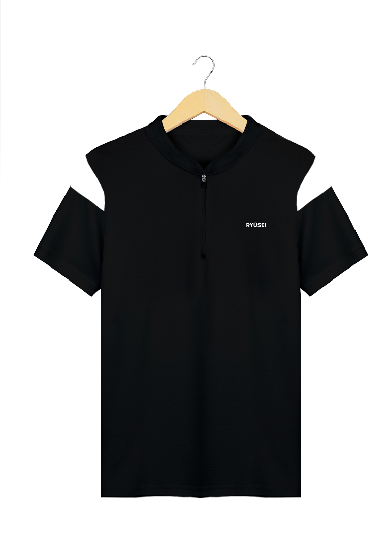 Ryusei Polo Shirt Takuro CMB Black - Ryusei