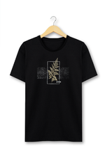 Ryusei Tshirt Leaves Black