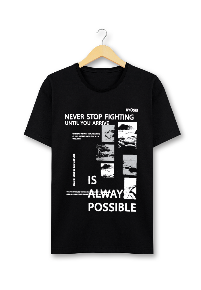 Ryusei Tshirt Possible Black - Ryusei