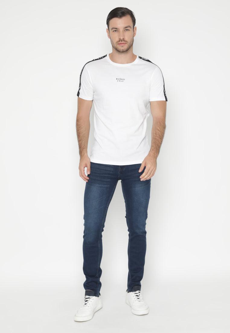 Tsh Men Shiro White - Ryusei Tshirt Men