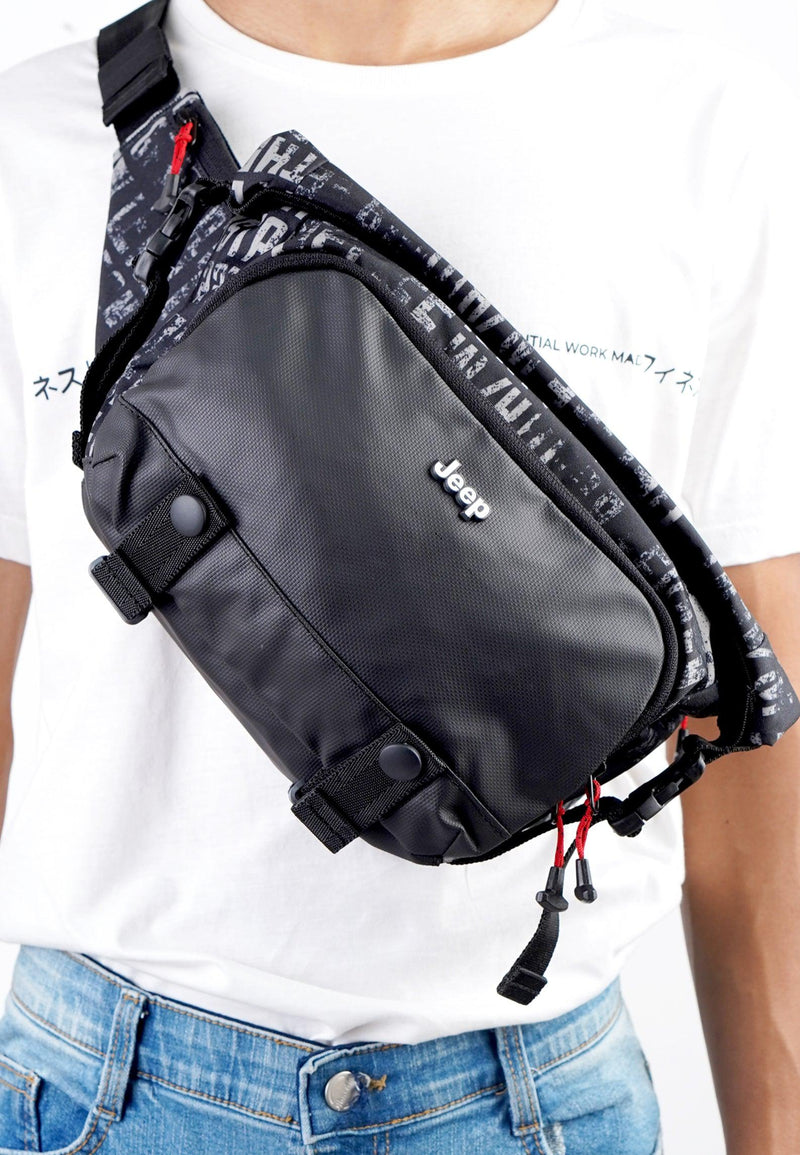 { Jeep } Waist Bag JP UT 636 Grey - Ryusei