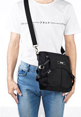 { Jeep } Sling Bag JP UT 619 Black - Ryusei