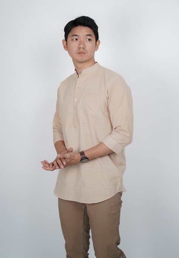 Ryusei Kurta Shirt Nakayama Peach