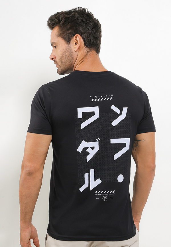 Ryusei Tshirt Sanuki Black