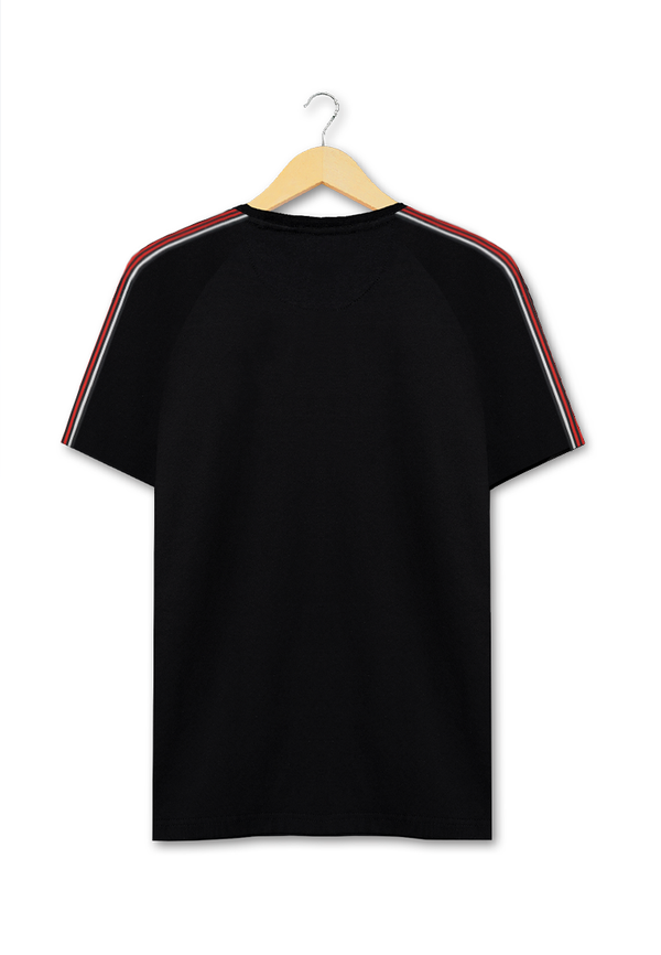 Ryusei Tshirt Shiyama Stripe Red Black