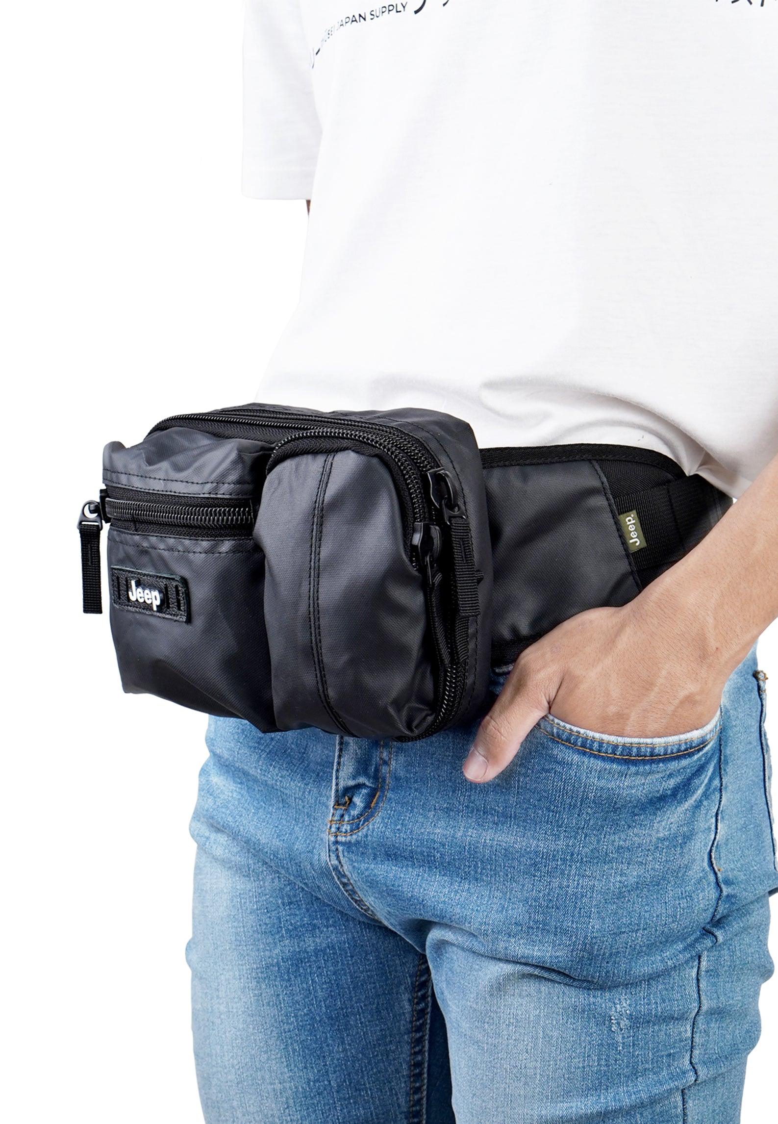 { Jeep } Waist Bag JP UT 626 Black - Ryusei