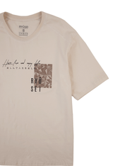 Ryusei Tshirt Oversize Hinata Light Brown - Ryusei T-Shirt