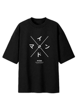 Ryusei Tshirt Oversize Daily Japan Black - Ryusei