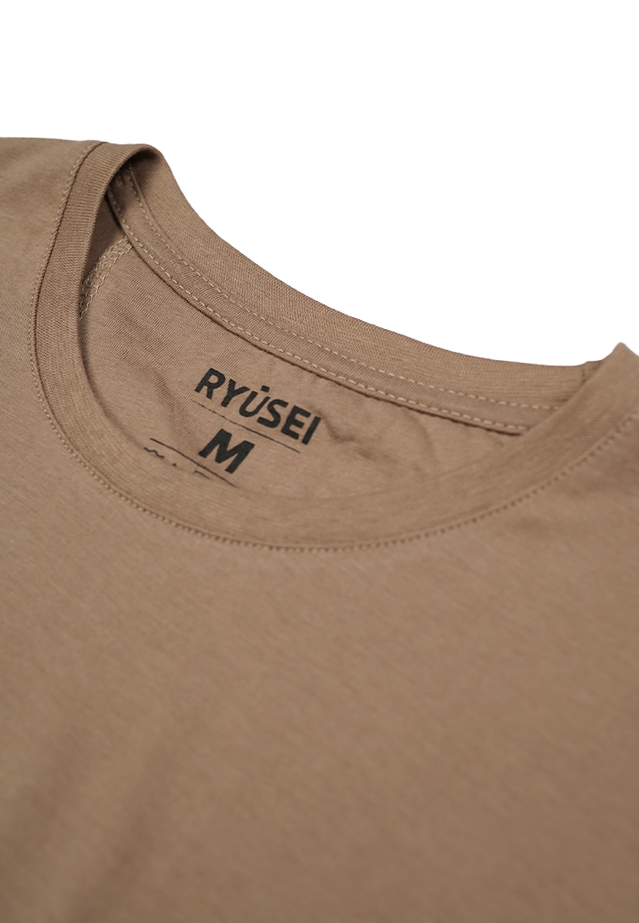 Ryusei T-shirt Fukaya Light Brown