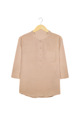 Ryusei Kurta Shirt Nakayama Peach