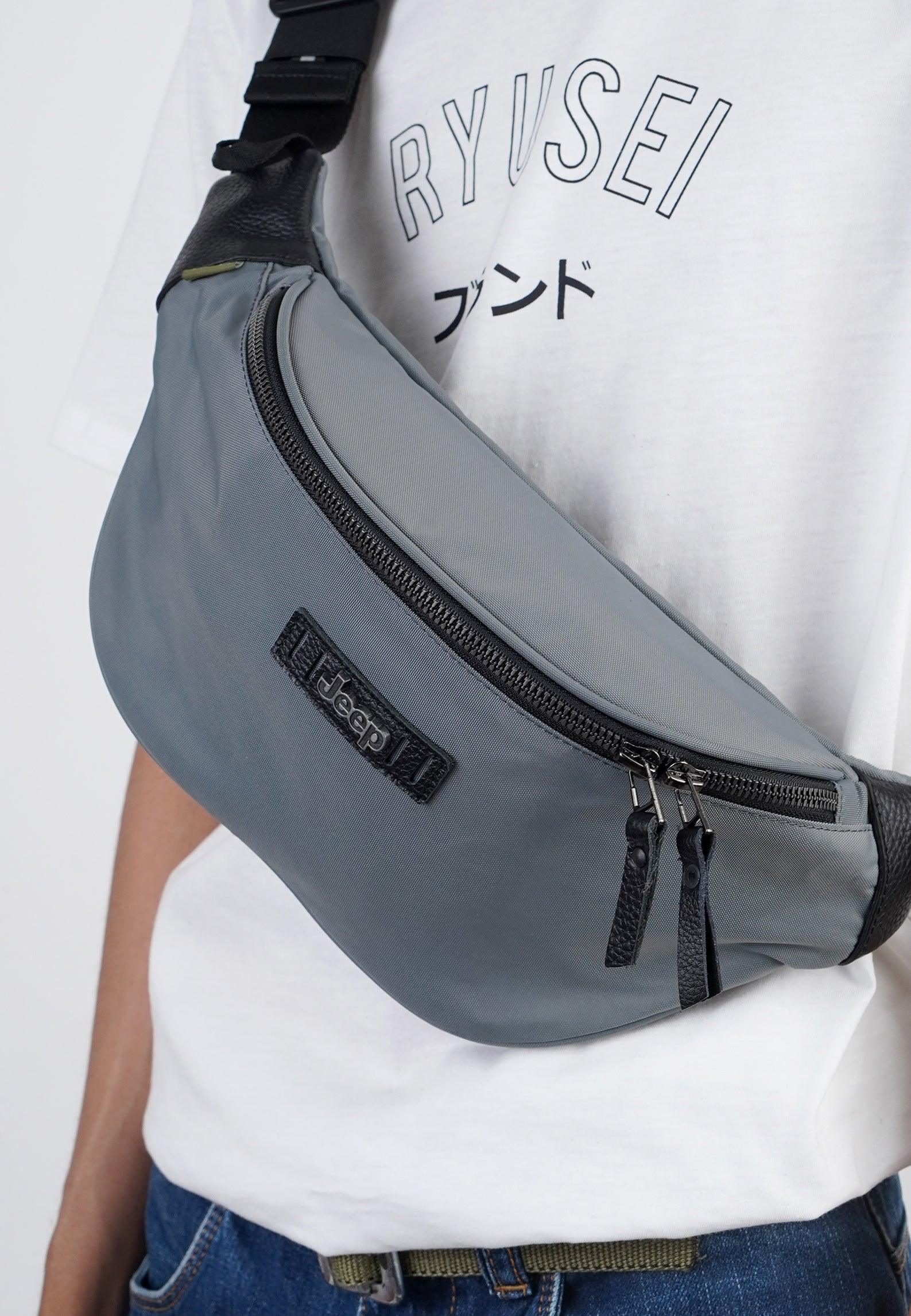 { Jeep } Waist Bag JP UT 633 Grey - Ryusei