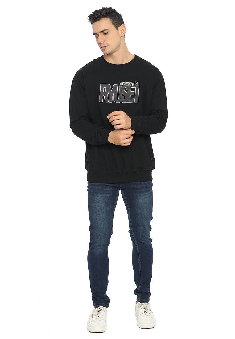 Ryusei Sweater Ishigaki Black - Ryusei Sweater