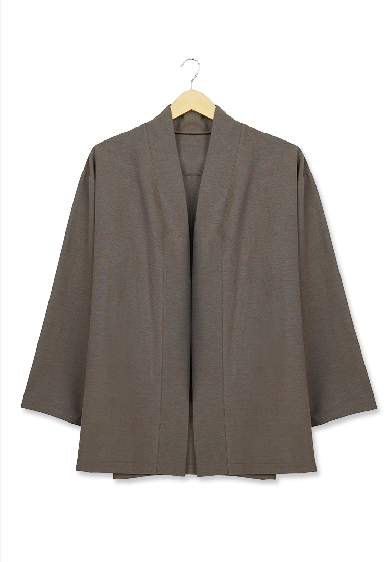 Ryusei Kimono Kata Long Sleeve Brown - Ryusei