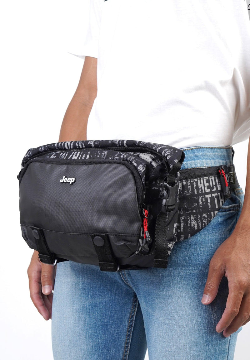 { Jeep } Waist Bag JP UT 636 Grey - Ryusei
