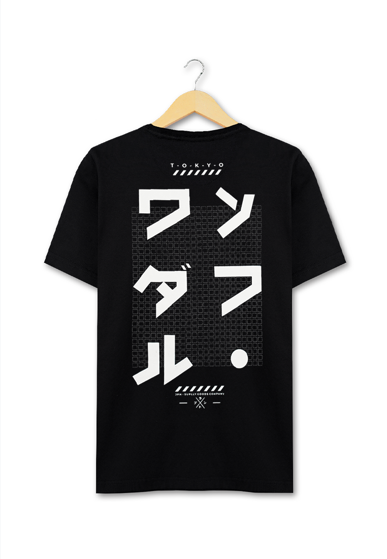[BUNDLING] T-shirt Back Grafis Black Edition - Ryusei