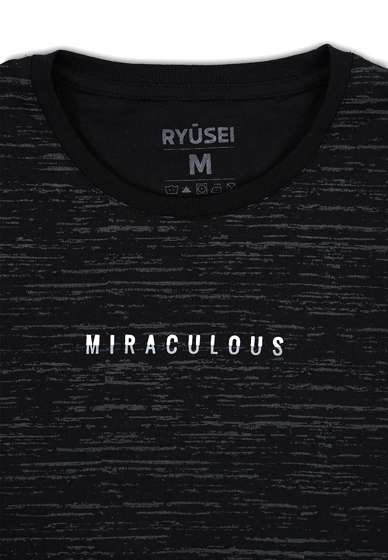 Ryusei Tshirt Miraculous FP Black - Ryusei