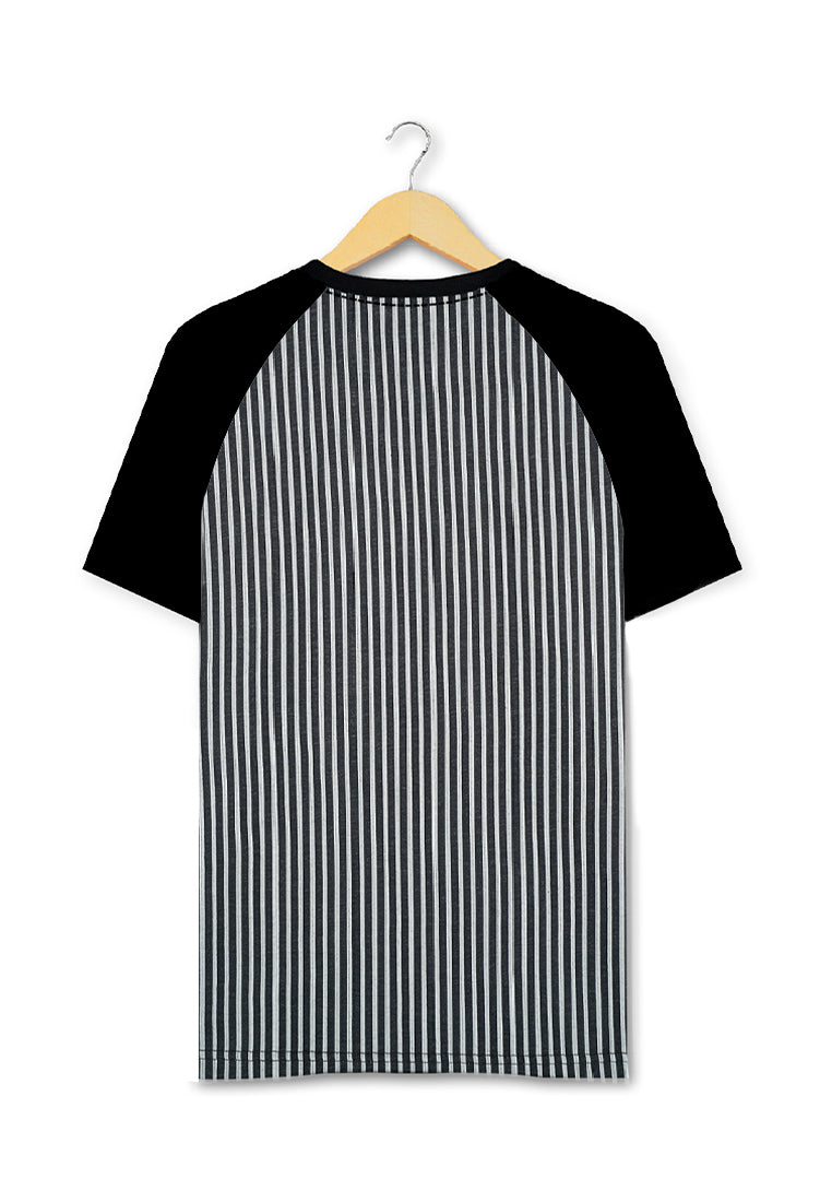 Ryusei Tshirt Minata Stripe White Black - Ryusei