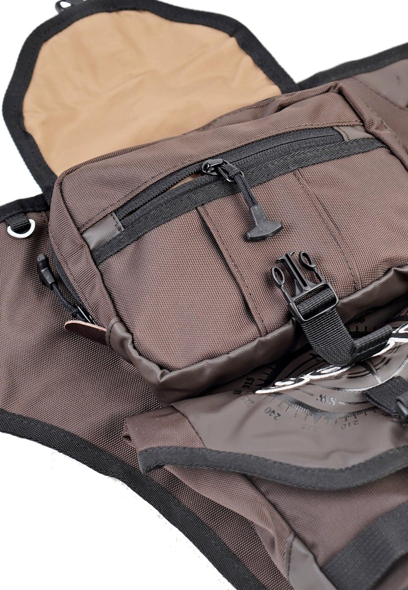 { Jeep } Motorcycle Bag JP UT 621 Brown - Ryusei