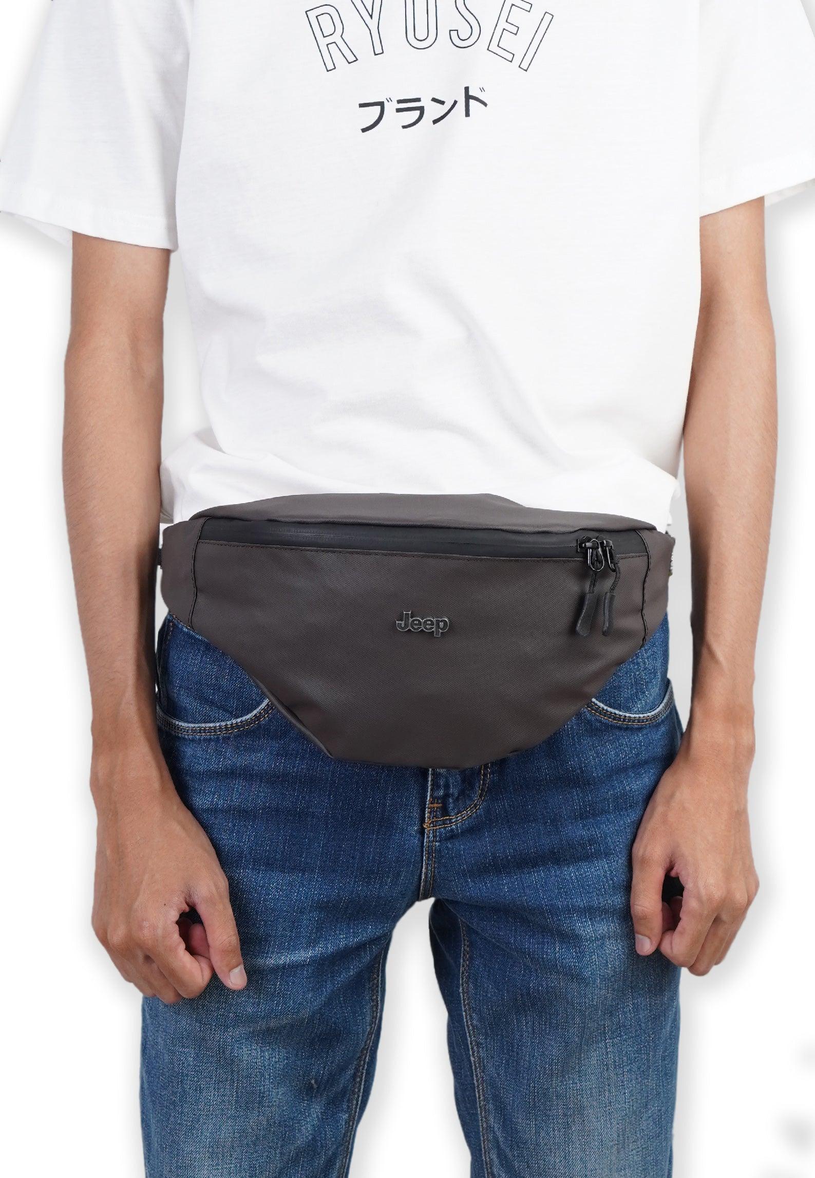 { Jeep } Waist Bag JP UT 642 Brown - Ryusei