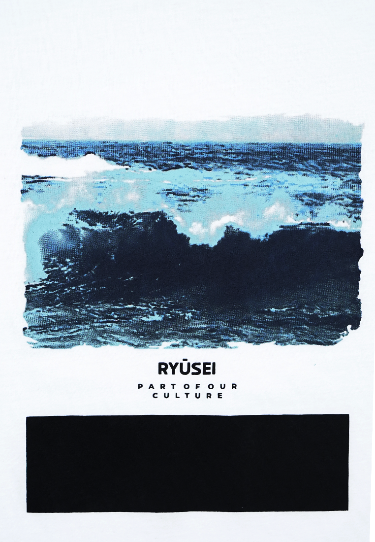 Ryusei Tshirt Ocean White - Ryusei