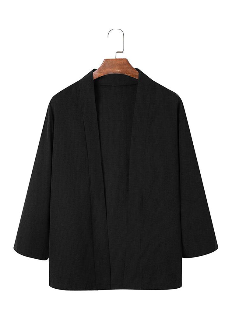 Ryusei Kimono Kata Long Sleeve Black - Ryusei