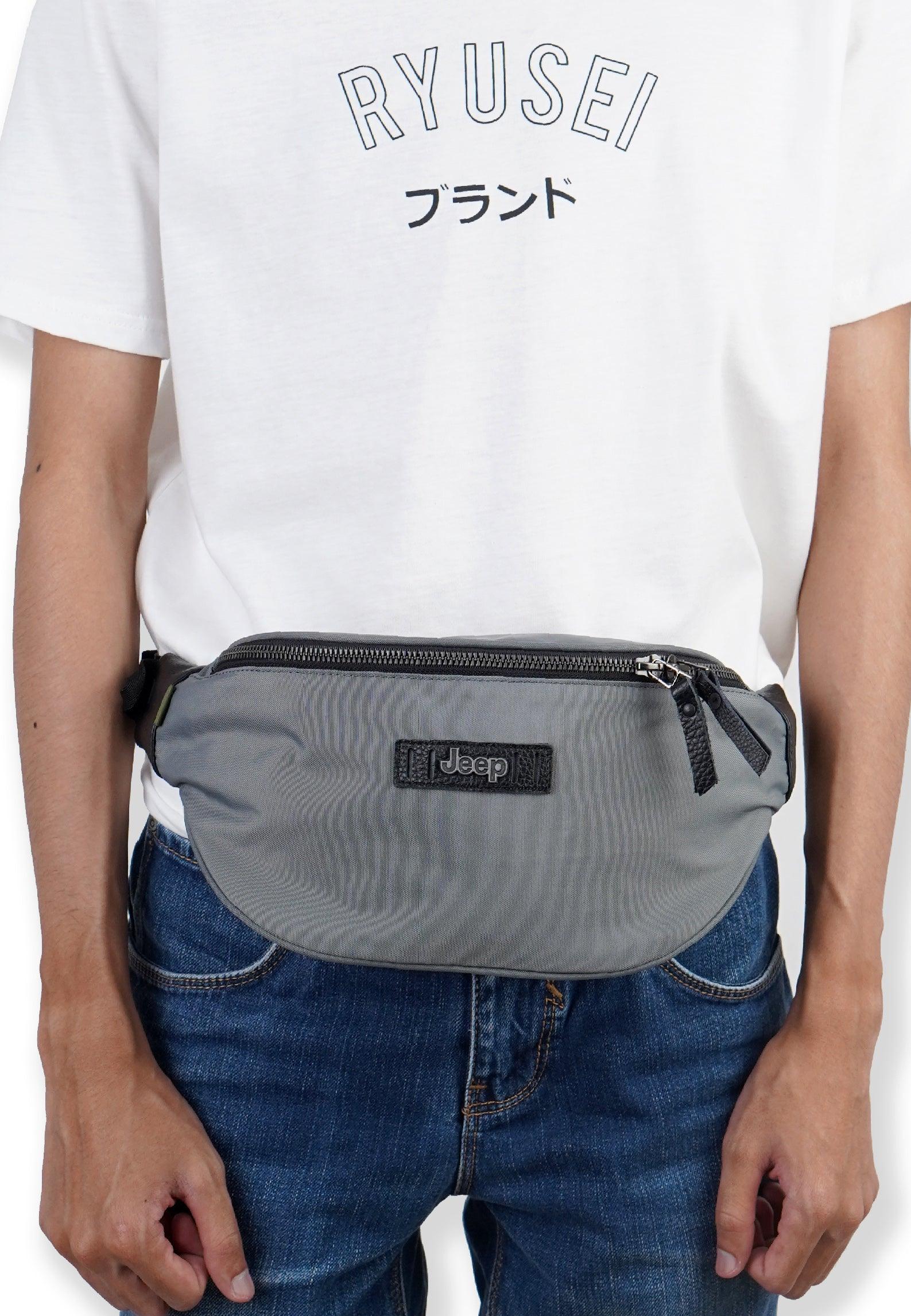 { Jeep } Waist Bag JP UT 633 Grey - Ryusei