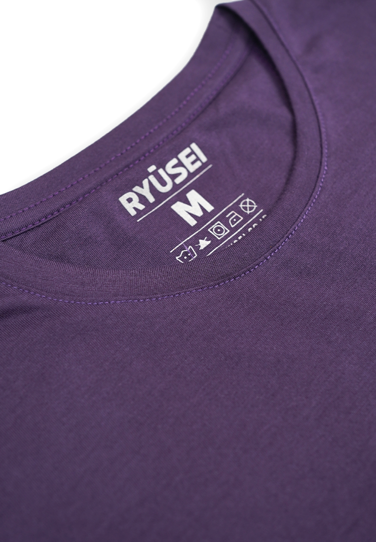 Ryusei Tshirt Kama Pocket Dark Purple - Ryusei