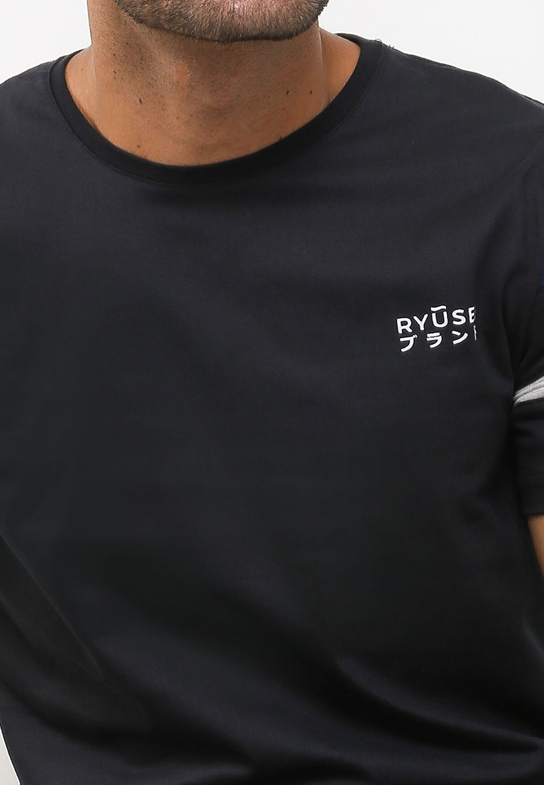 Ryusei Tshirt Shiojiri Black - Ryusei T-Shirt