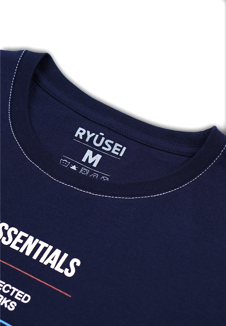 Ryusei Tshirt Selected Works Navy - Ryusei