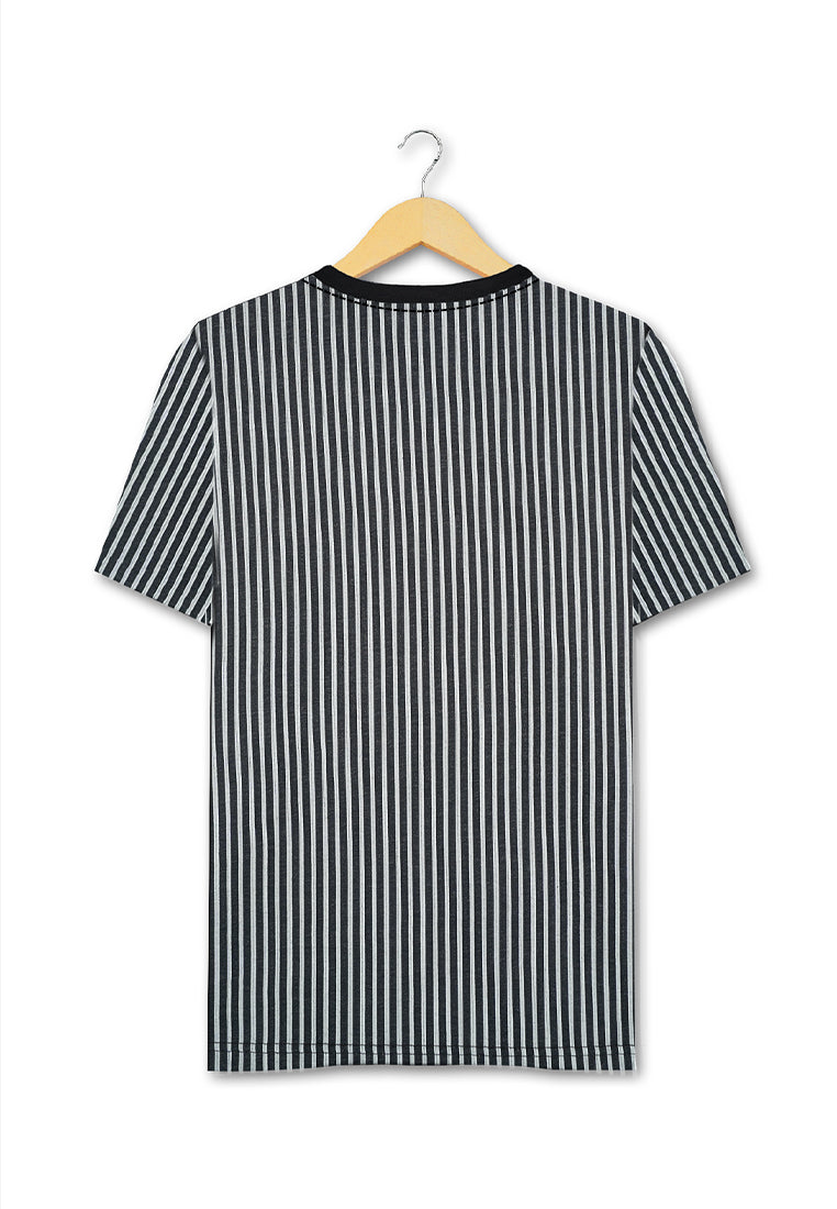 Ryusei Tshirt StreetWear Stripe Black - Ryusei