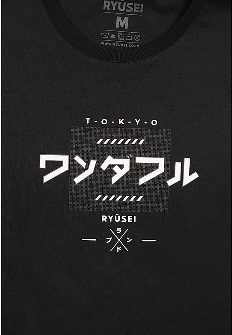 Ryusei Tshirt Hashima Black - Ryusei