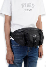 { Jeep } Waist Bag JP UT 639 Black - Ryusei