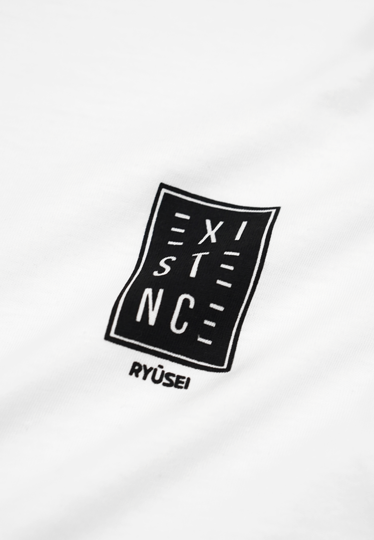 Ryusei Tshirt Existence Stripe Navy - Ryusei