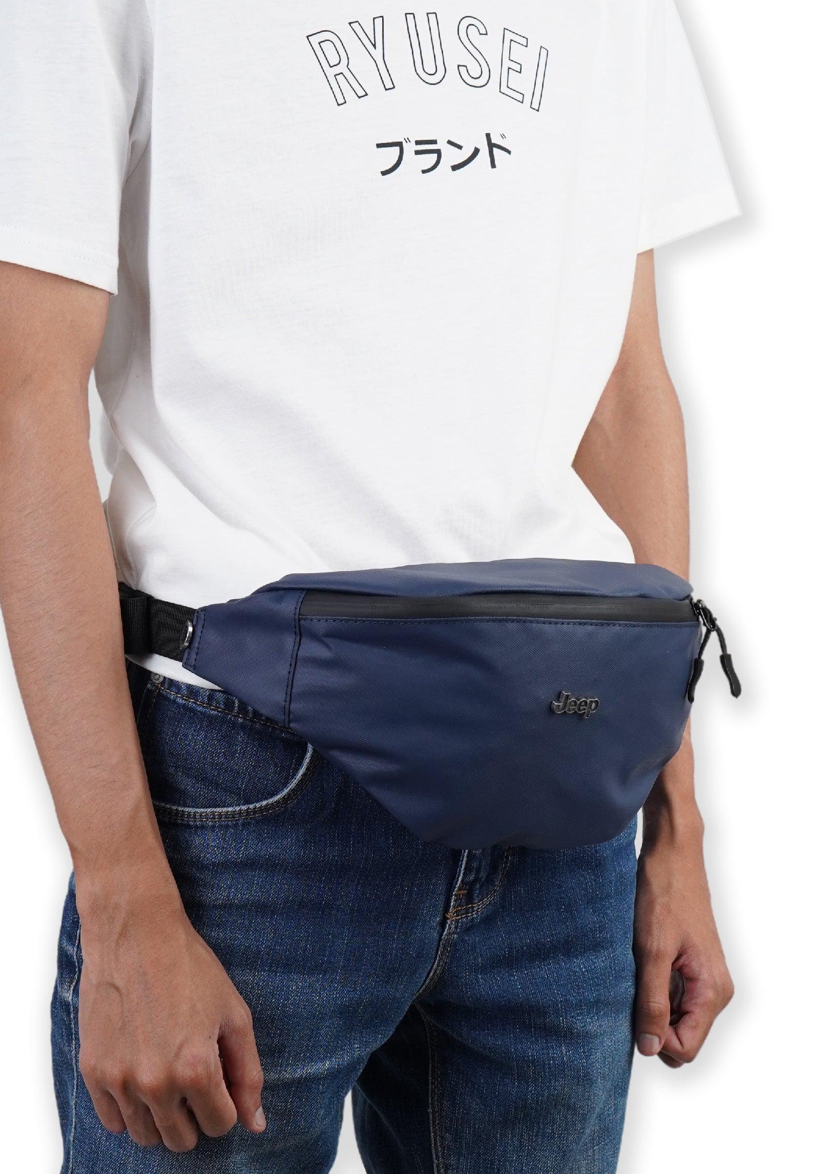 { Jeep } Waist Bag JP UT 642 Navy - Ryusei