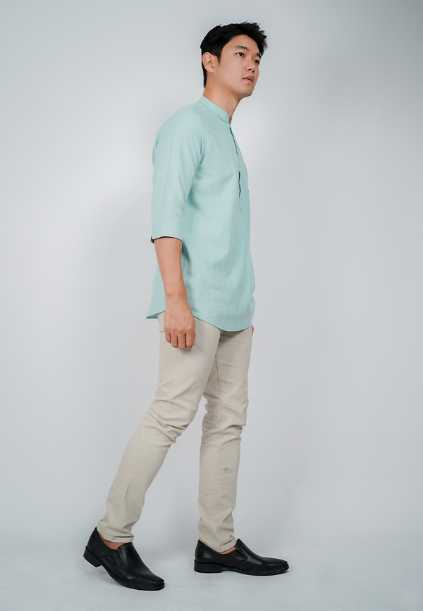 Ryusei Kurta Shirt Nakayama 2 Tone Mint Green
