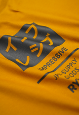 Ryusei Tshirt Impressive Jpn Mustard - Ryusei