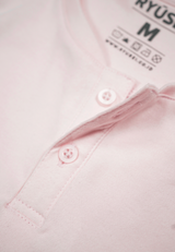 Ryusei Tshirt Takamura Button Pale Pink