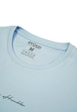 Ryusei Tshirt Stay Humble Pale Blue
