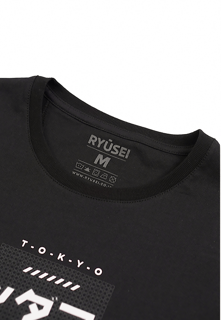 Ryusei Tshirt Hashima Black - Ryusei