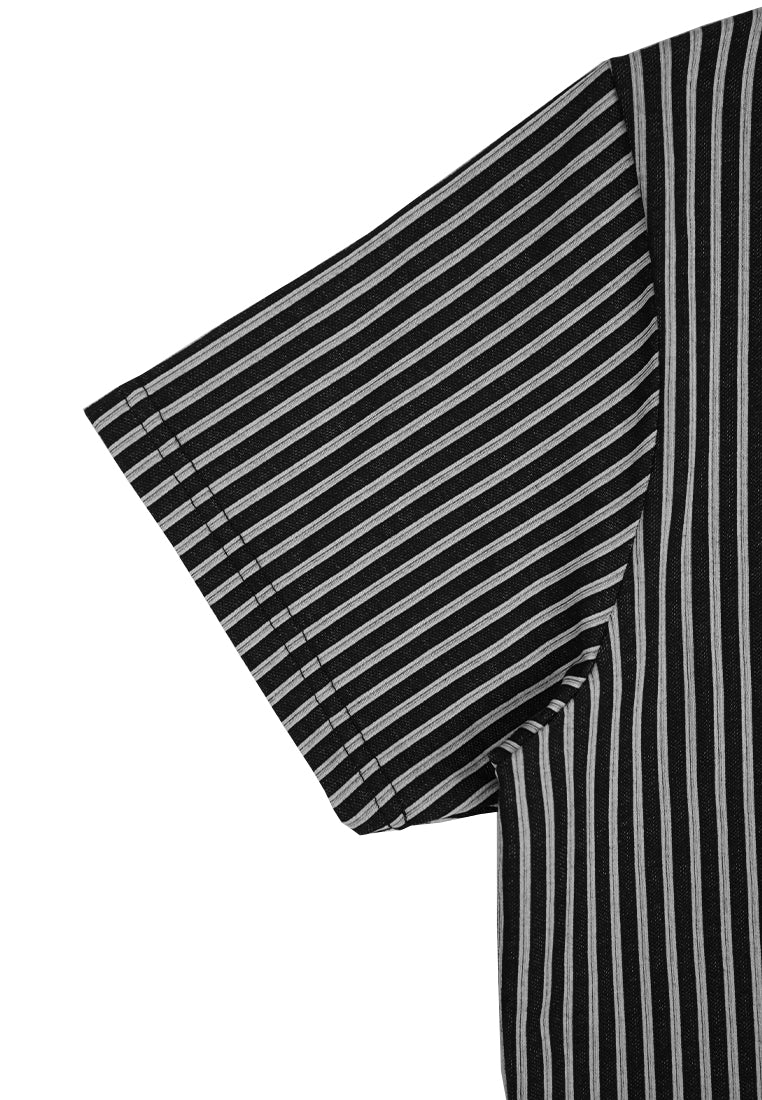 Ryusei Tshirt StreetWear Stripe Black - Ryusei