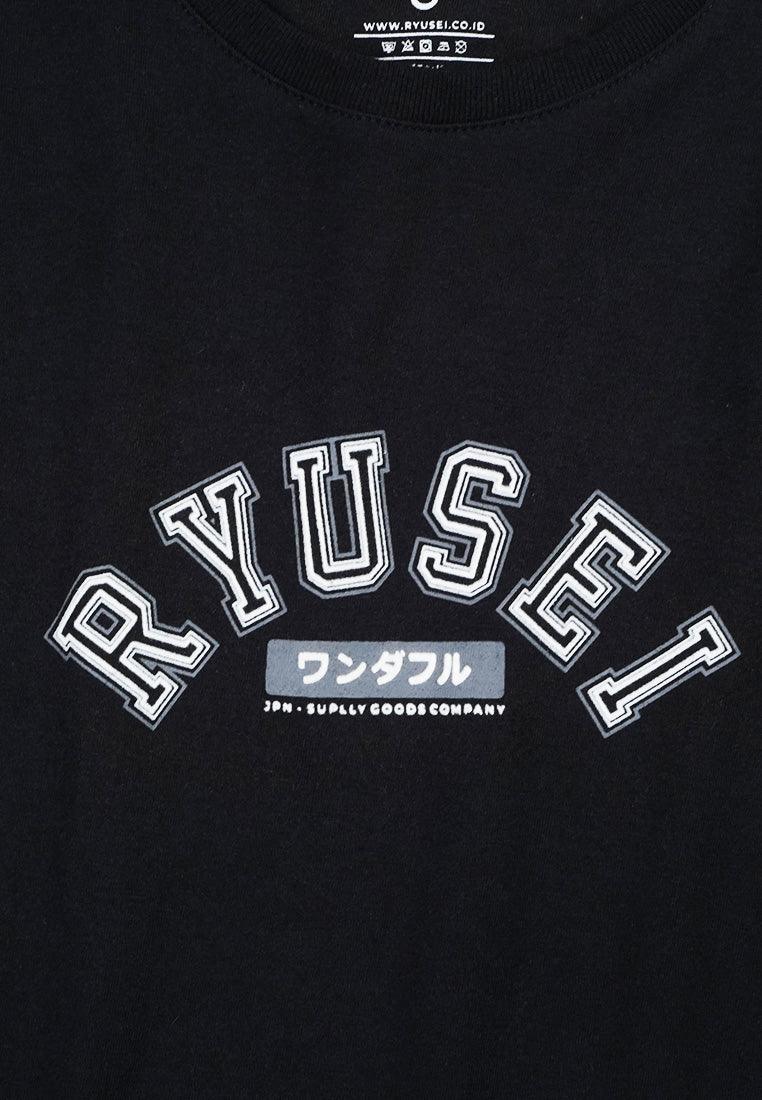 Ryusei Tshirt Tsuruga Black - Ryusei Tshirt Men